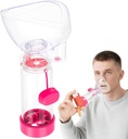 NESSI OTC Spacer Adulto con Mask Spacer e Mouthpiece Spacer (Pink)