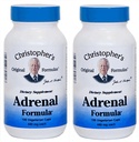 Formula adrenale originale di Christopher per il supporto della corda - Supplementi di supporto surrenale - Natural Cortisol Manager - Confezione di 2