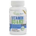 Migliore vitamina D3 2000 IU + K2 - Assorbimento ottimizzato nella migliore forma MK7 per la salute polmonare, ossa forti e cuore sano - Tutto naturale - Ciliegia Flavor - 90 compresse masticabili - 3 mesi di alimentazione!