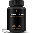 HUMANX Turkesterone+ 800mg - Stati Uniti d'America Terza Parte testata (Similar a Ecdysterone) per lo sviluppo muscolare e prestazioni atletiche dinamiche - anabolizzanti naturali - Non OGM, Vegan - Supplemento Turkesterone