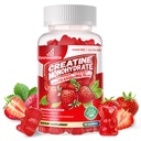 Creatina monoidrato Gummies Complesso per uomini e donne -Formula avanzata W/L-Taurine + Vitamina B12, Zucchero Gratis Chewable Supplement,90