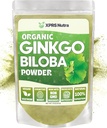 XPRS Nutra Organic Ginkgo Biloba Polvere - Gingko Biloba Integratori per Cognizione - Vegan Friendly Ginkoba Biloba Organic - Immunity Boosting Ginkgo Biloba Polvere (4 oz)