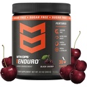MTN OPS Enduro Nitric Oxide Stim Free Pre Workout | Citrato di magnesio, L Arginina & L Citrulline Caffeina Free Preworkout | 30 Servire Ciliegia nera