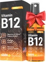 B12 Liquid Spray - Vitamina B12 Gocce per l'energia e Nerve Funzione – Supporto Cervello, Memoria, Mood, Sistema immunitario con B12 Vitamine sublinguali – Massima resistenza Vegan B12 Supplemento – 2 Fl Oz