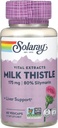 Integratore di estratto di cardo di latte Solaray, 175mg, 60 Count