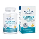 Nordic Naturals Ultimate Omega Xtra, Limone Flavor - 60 Gel Morbidi - 1480 mg Omega-3 + 1000 IU Vitamin D3 - EPA & DHA - Cervello, Cuore e Salute Immune - 30 Serve