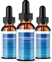 NutraRize (Pack of 3 Cerebrozen Drops - Formula avanzata per la salute dell'orecchio, Supporto naturale per migliorare l'udito, Cerebrozen 24 Integratore alimentare, Recensioni (90 Serve)