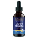 Rx Vitamins Liquid Hepato Supporto per cani e gatti - Integratore di supporto per fegato con cardo al latte per cani (Silymarin & Silybinin) e Vitamina B - Sapore di Bacon (4oz)