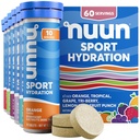 Tavolette Nuun Sport Electrolyte con Magnesio, Calcio, Potassio, Cloruro e Sodio, Gluten Free & Vegan, Sapori Misti, 6 Pack (60 Serve Totale)