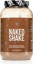 Shake Nudo - Shake di proteine di cacao caldo - Polvere proteica a base vegetale con olio Mct - senza glutine, senza soia, senza Gmos o dolcificanti artificiali - 30 Serve