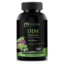 Integratore DIM 300mg con Broccoli 200mg BioPerine 10mg-Hormone e Estrogen Balance per le donne e gli uomini,Rilievo di menopausa, Supporto di PCOS e PMS, Trattamento di acne ormonale-120 Caps,Diindolylmethane 150mg per Cap