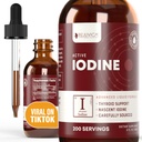 Iodio attivo - Gocce di iodio Nascente - Consegna liquida per un migliore assorbimento - Supporta energia sana, vitalità e livelli di iodio