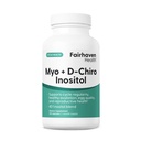Fairhaven Health Myo-Inositol e D-Chiro Inositol Supplemento per le donne | 40:1 Ratio | Supplemento di fertilità femminile per le donne e l'equilibrio dell'ormone* | Vegan | 120 Myo & D-Chiro Inositol Capsule