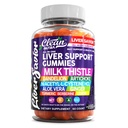 Pulire il fegato di Nutra Detox & Riparazione Gummies | Latte Thistle Gummy Liver Support Vitamine | Dandelion, Artichoke, Aloe Vera, Ginger, Berberine, Limone, N-Acetil-L-Cysteine, Turmeric Supplement HCL