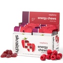 Skratch Labs Energy Chews | Gummies per la corsa, il ciclismo e le prestazioni sportive | Gel Alternative | Raspberry (10 pacchetto) | Gluten Free, Vegan