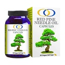Caps dell'olio dell'ago rosso Optimally Organic - Supplemento di salute per il supporto del sistema immunitario estremo - Vital Cell & DNA Support - #1 Vegan Body Cleanse for Foreign Invadors - Pinus densiflora - BioActive