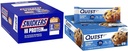 SNICKERS Hi Protein Peanut Caramel Bars 24.12oz Box 12 Contenitori & Quest Blueberry Muffin Protein Bars 12 Conte