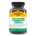 Country Life Glucosamine Chondroitin 1500mg/1200mg - Supporta Joint Health & Lubrication - Mantiene Cartilage sano, Tendon, Tissue comune - Gluten Free, Non-GMO - 90 capsule - per adulti