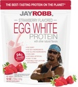 Jay Robb - Polvere di proteine bianche dell'uovo, Deliziosa, Fragola, 10 porzioni (12 oz)