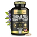 Turkesterone Tongkat Ali per gli uomini e le donne – 2-in-1 supporto naturale del testosterone per l'energia e il fitness - supplemento di Turkesterone ad alta potenza per gli uomini con Tongkat Ali –– Formula pura non OGM