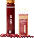 CRANEL Fast-Acting Cranberry Formula - Urinary Tract & Gut Support – (1 Settimana di alimentazione) + Kit di test di pH gratuito | 3.000 Cranberries, No Sugar, Vegan, Clinically Proven