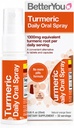 BetterYou Turmeric Oral Spray - Natural Liquid Turmeric Supplement - un'alternativa facile e confortevole Pillola - Natural Orange Flavor - 0.85 oz