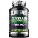 Iron Labs Nutrizione: Supporto Ciclo Plus NAC (N-Acetyl-L-Cysteine) - Supplemento di supporto per reni e fegato - Supplementi di supporto per ciclo per gli uomini - N Acetyl L Cysteine and Milk Thistle (120 capsule)
