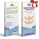 Essentials di recupero della chirurgia del seno - Fogli di cicatrice del silicone del seno per il comfort e la guarigione - Ideale per gli essenziali post-Op Wear