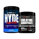 PROSUPPS Firma di Hyde Pre-Workout energetico, Razz blu - 60 Serve e Creatina 300 Bundle
