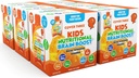 Coprire tre supplementi per bambini Brain Supplemento Smoothie, Omega 3 bambini liquidi DHA Fish Oil, Salute bambini messa a fuoco e attenzione, Supporto emotivo, 20 sacchetti, Confezione 6