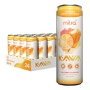 MITRA-9 Bevande botaniche - Arancione Dreamsicle Scintillante Kava Bere con Kava Root Extract - Mood Enhancer - Plant Based - Promuove Natural Calm & Clarity (12 Fl. Oz) (24)