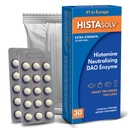 HISTAsolv supplemento extra di resistenza DAO enzime per l'intolleranza alimentare istamina - Facili Discomfort digestivo - Tecnologia brevettata - Made in Austria - 30 Pack