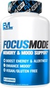 Evlution Mental Energy and Focus Supplement per adulti - Nootropics Brain Support Supplemento con Caffeine L Theanine Alpha GPC e Huperzine A Nutrition Focus Pills for Sustained Peak Performance