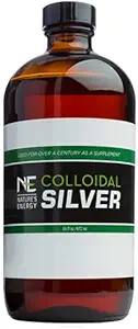 Energia naturale Colloidale Silver| 16 Oz, Efficace, Antisettico e Deodorante per Indoor, Sterico ed Elettrostatico Stabilizzato