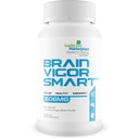 Brain Vigor Smart Brain Booster - Supporto per la resistenza extra per la messa a fuoco, la salute e la memoria - Formula migliorata realizzata con il Mushroom Mane Lion & Ginkgo Biloba - Le nostre migliori pillole vigor intelligenti