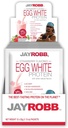 JayRobb Egg polvere di proteine bianche, basso carb, Keto, vegetariano, senza glutine, senza lattosio, senza zucchero Aggiunto, senza grasso, senza soia, niente artificiale, non OGM, Best-Tasting (pacchetti individuali, fragola)