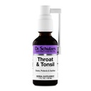 Dr. Schulze's Throat & Tonsil | Cool, Soothe & Protect | Herbal Supplement | Vegan & Kosher | Potente ed efficace | Easy Spray Nozzle | Bottiglia 1 oz