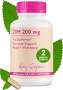 200 DIM Supplemento per le donne - Estrogen Metabolismo e ormone Harmony per la menopausa, Perimenopause & PMS Support - DIM Plus Bioperine per il supporto del mood - 60 giorni di alimentazione, Vegan