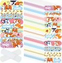 Patelai 300 pezzi per bambini Bandages Bulk 10 stili Adesivo flessibile colorato adesivo Bandages impermeabile traspirante adesivi Protezione Tagli per Ragazze Ragazzi(Dog)