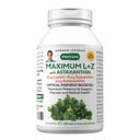 ANDREW LESSMAN Maximum L+Z con Astaxanthin 120 Softgels - 12mg Lutein, 6mg Zeaxanthin, 4mg Astaxantina. Nutrienti chiave per sostenere la salute degli occhi e del cervello, e promuovere la visione sana.