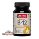 Jarrow Formulas Extra Strength Methyl B-12, Integratore alimentare per la produzione di energia cellulare, 100 compresse masticabili aromatizzate al limone, fino a un rifornimento di 100 giorni