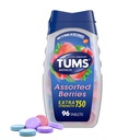 TUMS Extra Forza Assorted Berri Antacid Tablets per il sollievo da bruciore di stomaco, conteggio 96