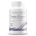 Theralogix Thera-D 6000 Vitamin D Supplemento - 6.000 UI (150 mcg) Vitamina D3 Tablets - 90-Day Supply - Integratore di supporto immunitario per le donne e gli uomini - Aids Bone & Heart Health - Certificato NSF - 90 compresse