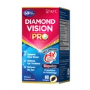 AFC Japan Diamond Vision PRO – Formula migliorata e aggiornata - Lutein & Zeaxanthin 4X con Vitamine Occhiali – Integratore di Salute Visiva per Adulti, Esposizione Schermo, Uso Notturno, 60 Softgels
