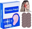 Rilievo di anelli per orecchie, 120PCS tacche di acufene, allevia efficacemente la perdita uditiva 3BOX