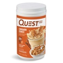 Quest Nutrition Cinnamon Crunch Protein Powder, 20g Protein, 2g Net Carb, 1g Sugar, Carbo basso, Gluten Free, 1.6 Pound, 24 Serve