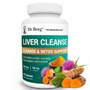 Dr. Berg Liver Cleanse Detox Capsule w/Unique Blend of Milk Thistle, Ox Bile & Folate - Integratore Liver Include Turmerico, Pepe Nero & Choline - 60 Capsule
