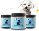 Kin+kind Dog Supplement Powder - Supplemento per cani e gatti per l'immunità sana - Supporto per la vescica - Formula naturale con mirtillo organico, mirtillo e cocco - Made in USA - Bundle (3 x 8 oz)