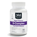 365 da Whole Foods Market, High Potency Vitamin B Complex with Herbal Support Tablets, 90 CT