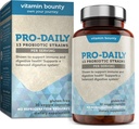 Vitamina Bounty Probiotico Pro-Daily 5 miliardi di CFU - 13 Strains con Lactobacillus Acidophilus & Bifidobacterium per la salute digestiva - Probiotici per il sostegno della salute degli uomini e delle donne